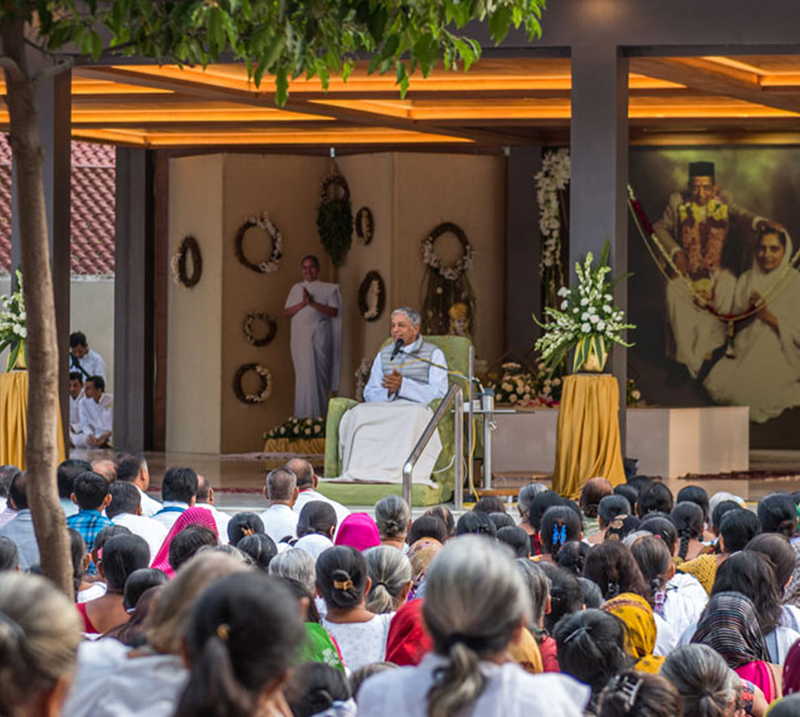 Stage for Satsang/Discourses